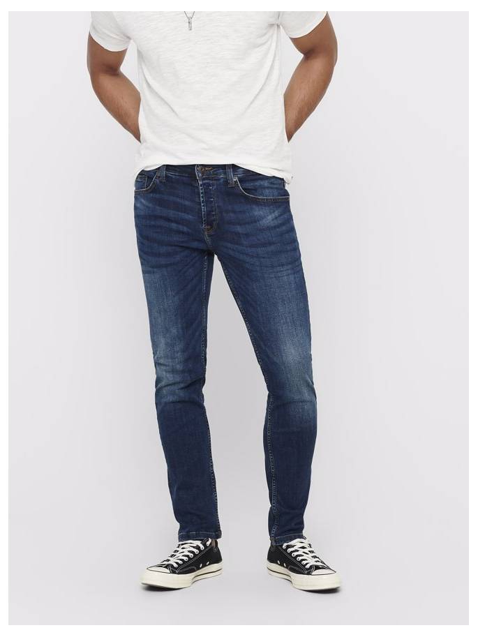 Jeans Regular Fit de color azul - Hombre - Uesti