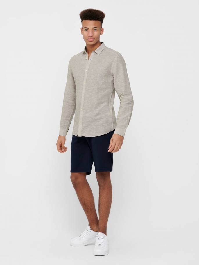 camisa con short hombre