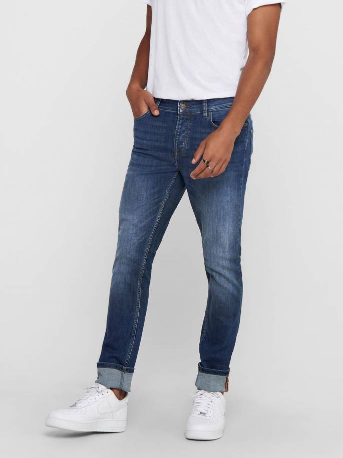 Loom life blue jeans slim fit - Hombre - Uesti